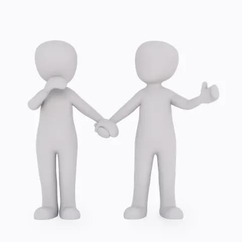 couple holding hands