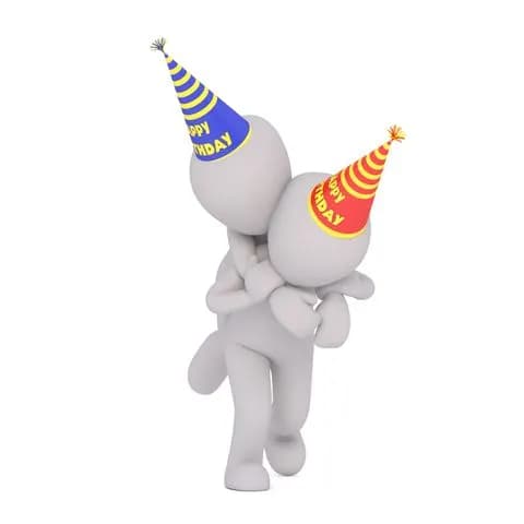 celebrate happy birthday and the anniver