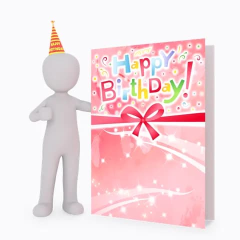 a birthday card