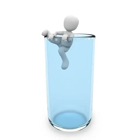 try to get out of the glass
