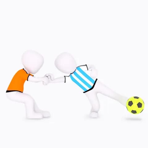 the referee shows the player the red car